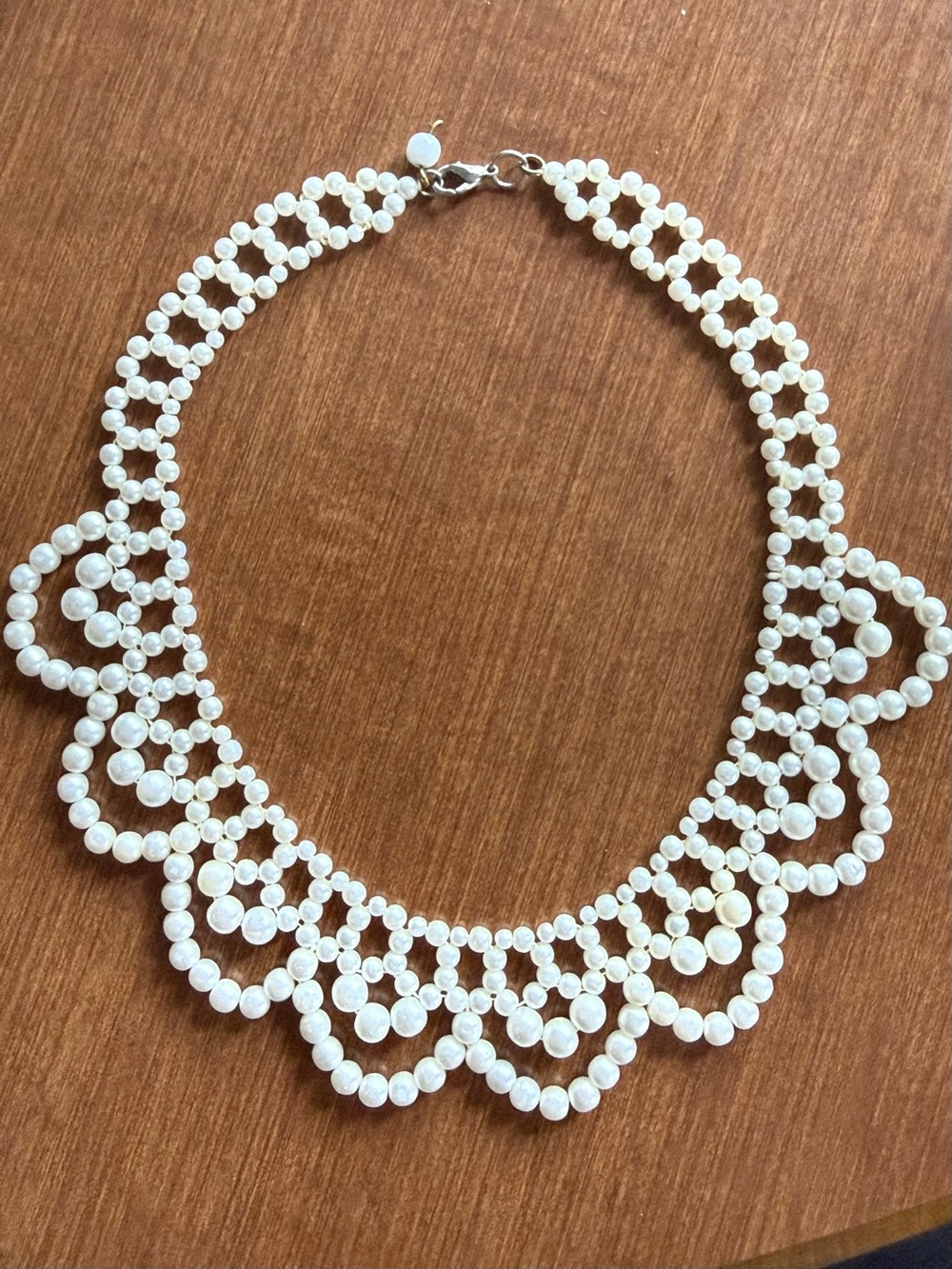 Vintage faux pearl necklace